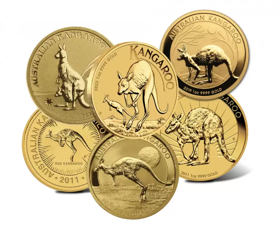 Random 1oz Perth Mint Kangaroo Gold Coin